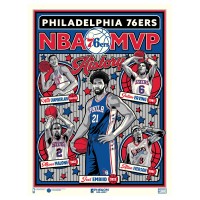 Philadelphia 76ers Phenom Gallery 18 x 24 Serigraph Print