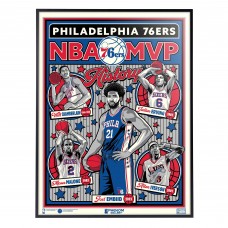 Philadelphia 76ers Phenom Gallery 18 x 24 Deluxe Framed Serigraph Print