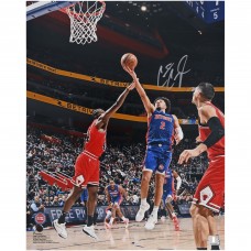 Cade Cunningham Detroit Pistons Autographed Fanatics Authentic 16 x 20 From Start of Season Photograph