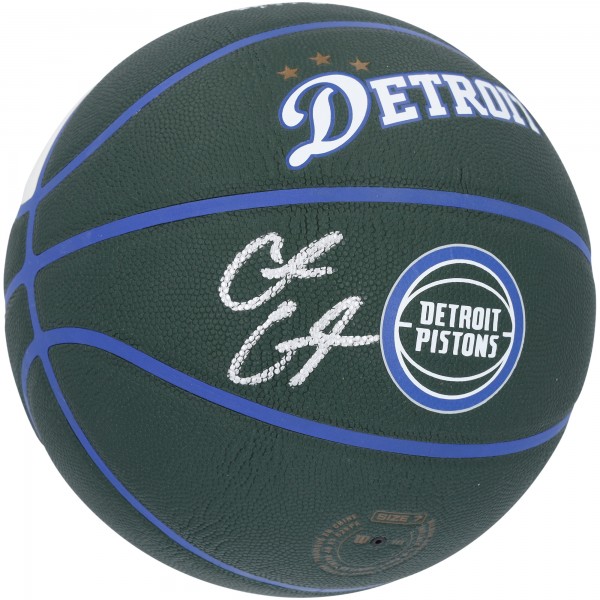 Cade Cunningham Detroit Pistons Autographed Fanatics Authentic Wilson City Edition Collectors Basketball