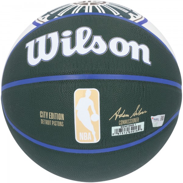 Cade Cunningham Detroit Pistons Autographed Fanatics Authentic Wilson City Edition Collectors Basketball