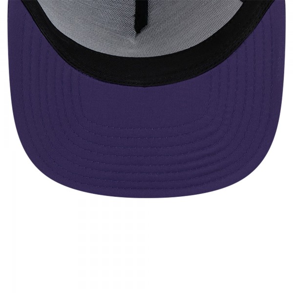 Бейсболка Phoenix Suns New Era Purple Puff Print Team Code A-Frame 9FIFTY Trucker