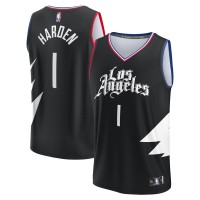Игровая форма  James Harden LA Clippers Youth Fast Break Player - Statement Edition - Black