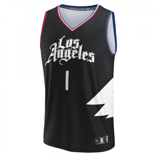 Игровая форма  James Harden LA Clippers Youth Fast Break Player - Statement Edition - Black