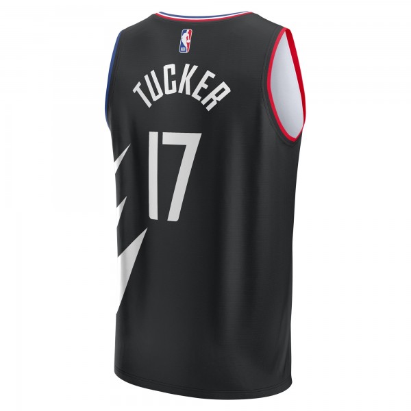 Игровая форма  PJ Tucker LA Clippers Youth Fast Break Player - Statement Edition - Black