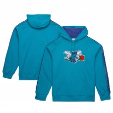 Толстовка Charlotte Hornets Mitchell & Ness Hardwood Classics Nights Raglan - Teal