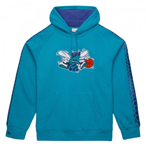 Толстовка Charlotte Hornets Mitchell & Ness Hardwood Classics Nights Raglan - Teal
