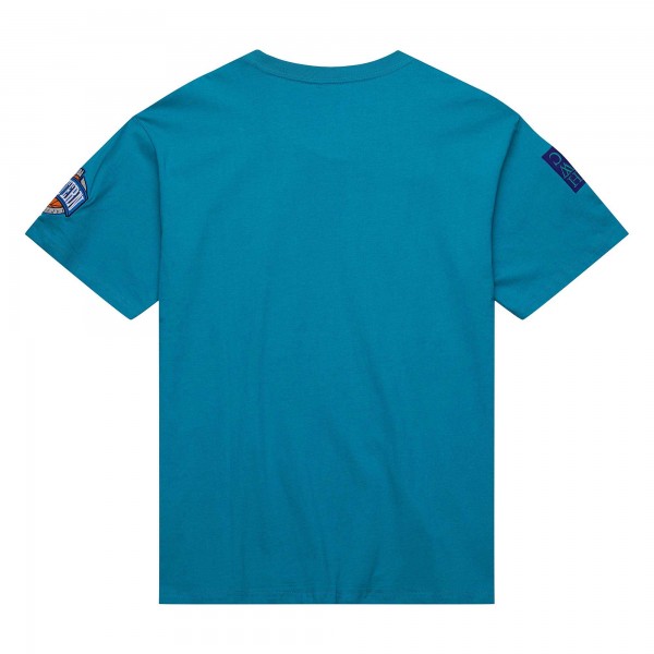 Футболка Charlotte Hornets Mitchell & Ness Hardwood Classics Nights Premium - Teal