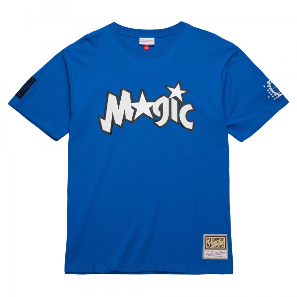 Футболка Orlando Magic Mitchell & Ness Blue Hardwood Classics Nights Premium