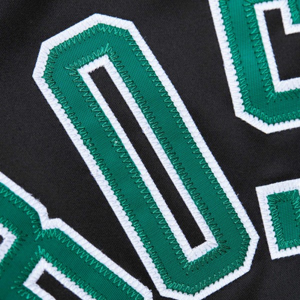 Бомбер Boston Celtics Mitchell & Ness Hardwood Classics Throwback Wordmark Raglan - Black