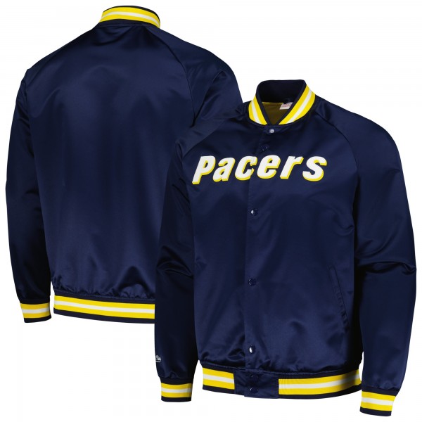 Кофта на кнопках Indiana Pacers Mitchell & Ness Hardwood Classics  Throwback Wordmark Raglan - Navy