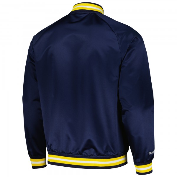 Кофта на кнопках Indiana Pacers Mitchell & Ness Hardwood Classics  Throwback Wordmark Raglan - Navy