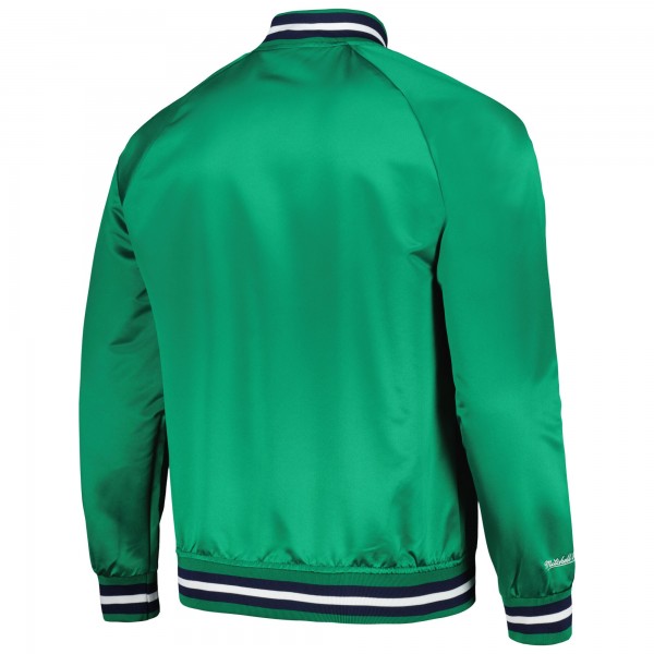 Кофта на кнопках Dallas Mavericks Mitchell & Ness Hardwood Classics  Throwback Wordmark Raglan - Green