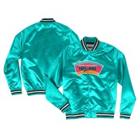Куртка на кнопках San Antonio Spurs Mitchell & Ness Hardwood Classics  Throwback Wordmark Raglan - Turquoise