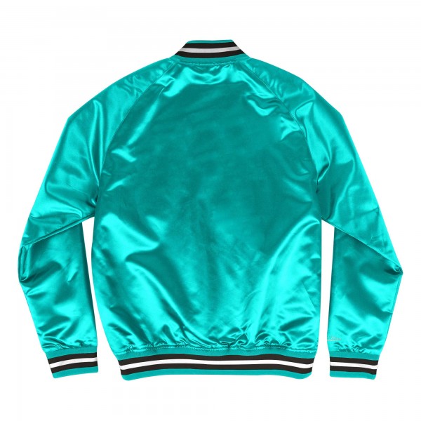 Куртка на кнопках San Antonio Spurs Mitchell & Ness Hardwood Classics  Throwback Wordmark Raglan - Turquoise