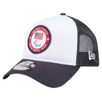 Бейсболка U.S. Paralympics New Era Color Block A-Frame Trucker 9FORTY - Navy