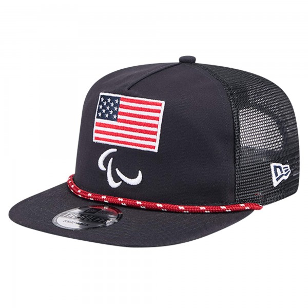 Бейсболка U.S. Paralympics New Era The Golfer Trucker - Navy
