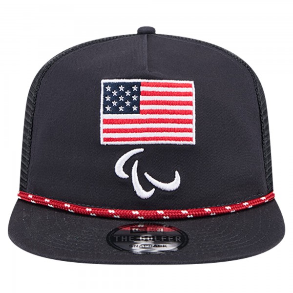 Бейсболка U.S. Paralympics New Era The Golfer Trucker - Navy