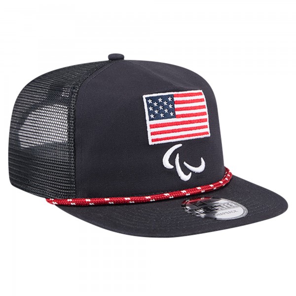 Бейсболка U.S. Paralympics New Era The Golfer Trucker - Navy