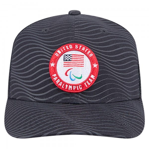 Бейсболка U.S. Paralympics New Era Waves 9SEVENTY Stretch Snap - Navy