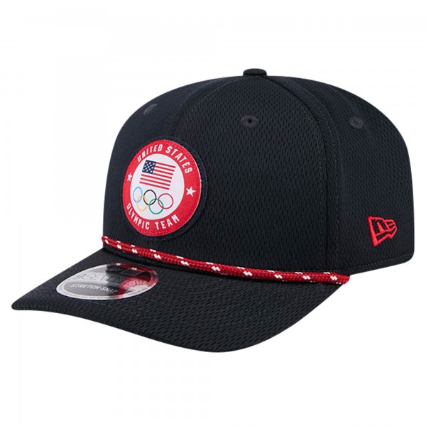 Бейсболка Team USA New Era Rope 9SEVENTY Stretch Snap - Navy