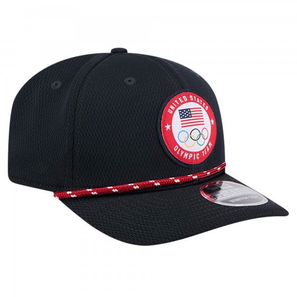 Бейсболка Team USA New Era Rope 9SEVENTY Stretch Snap - Navy