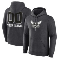 Именная толстовка Charlotte Hornets Charcoal Monochrome