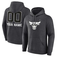 Именная толстовка Chicago Bulls Charcoal Monochrome