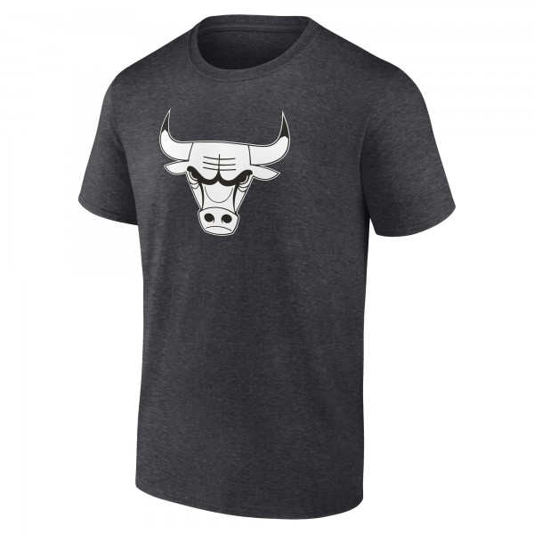 Футболка Chicago Bulls Charcoal Personalized Name & Number Monochrome