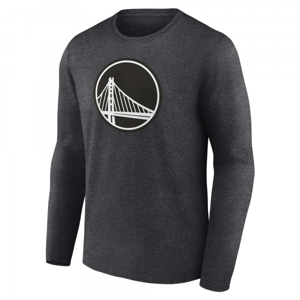Футболка с длинным рукавом Golden State Warriors Personalized Name & Number Monochrome - Charcoal