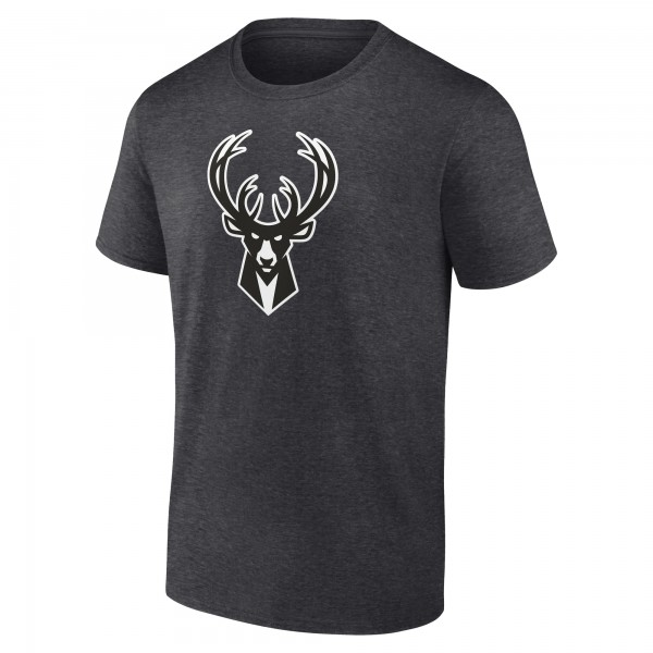 Футболка Milwaukee Bucks Personalized Name & Number Monochrome - Charcoal