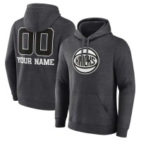 Толстовка New York Knicks Personalized Name & Number Monochrome - Charcoal