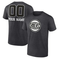 Футболка New York Knicks Personalized Name & Number Monochrome - Charcoal