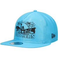 Бейсболка Los Angeles Dodgers New Era Blue Neon Golfer