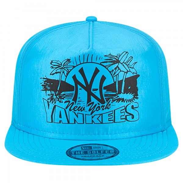 New York Yankees New Era Blue Neon Golfer Snapback Hat