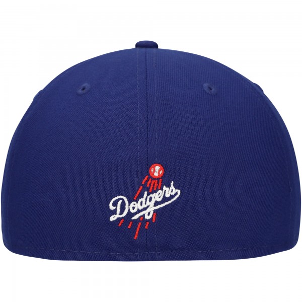 Бейсболка Los Angeles Dodgers New Era Royal Shadow Logo 59FIFTY