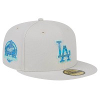 Бейсболка Los Angeles Dodgers New Era Khaki Stone Mist 59FIFTY