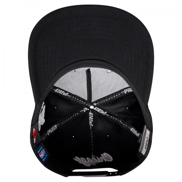 Бейсболка Chicago Bulls Pro Standard Paint the City Pinch Front - Black