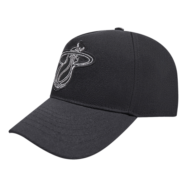 Бейсболка Miami Heat Pro Standard Black Paint the City Pinch Front