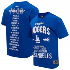 Los Angeles Dodgers Pro Standard Royal Oversized City Tour T-Shirt
