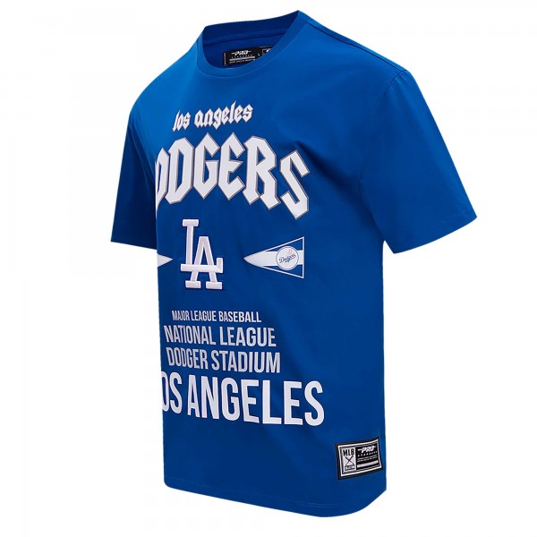 Los Angeles Dodgers Pro Standard Royal Oversized City Tour T-Shirt