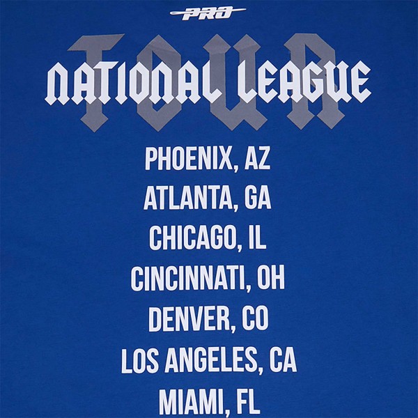 Los Angeles Dodgers Pro Standard Royal Oversized City Tour T-Shirt