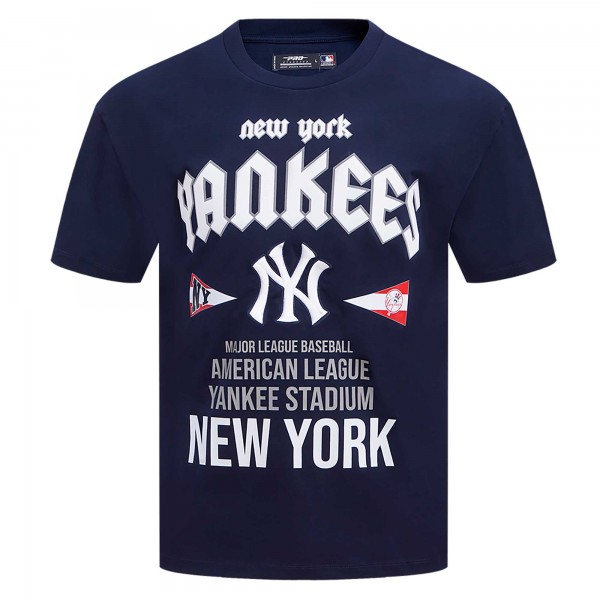New York Yankees Pro Standard Navy Oversized City Tour T-Shirt