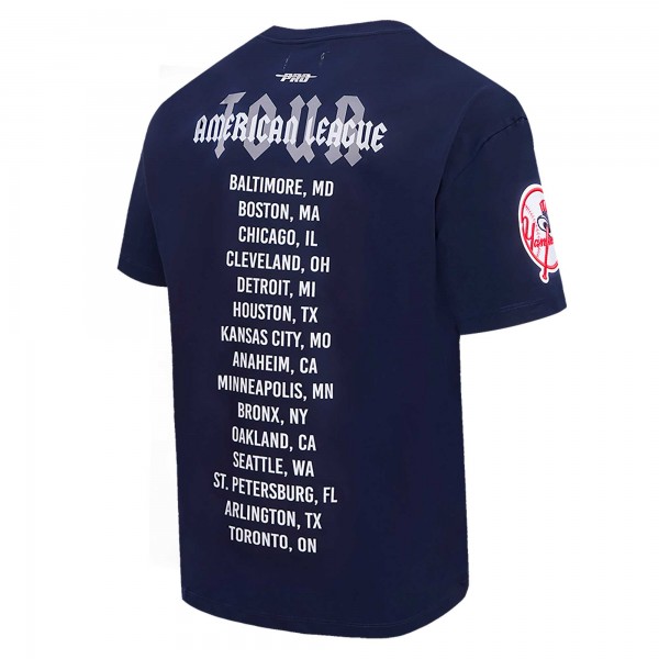 New York Yankees Pro Standard Navy Oversized City Tour T-Shirt
