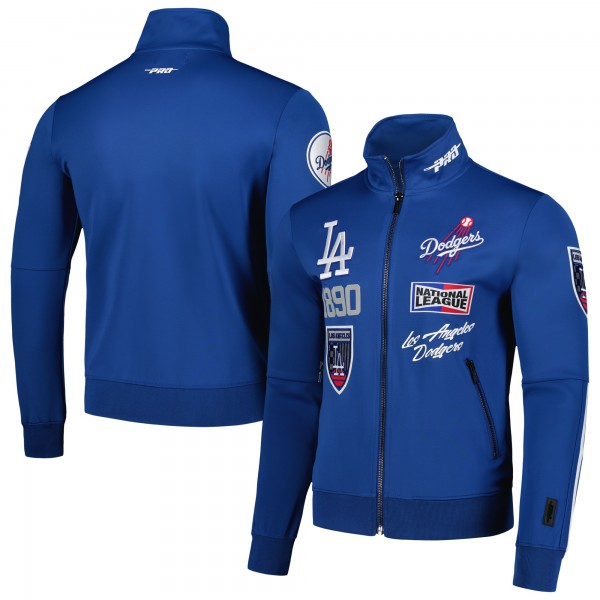 Los Angeles Dodgers Pro Standard Royal Fast Lane Full-Zip Track Jacket