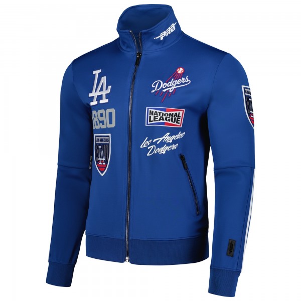 Los Angeles Dodgers Pro Standard Royal Fast Lane Full-Zip Track Jacket