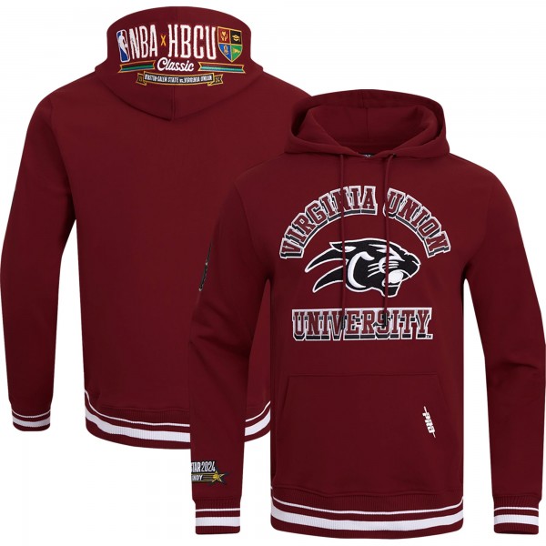 Толстовка Virginia Union University Pro Standard Unisex 2024 NBA All-Star Game x HBCU Classic Chenille Fleece - Red