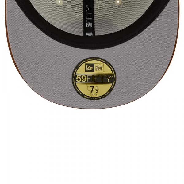 Бейсболка Boston Celtics New Era 2-Tone Corduroy Visor 59FIFTY - Cream/Brown