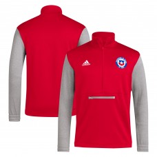 Chile National Team adidas AEROREADY Half-Zip Top - Red