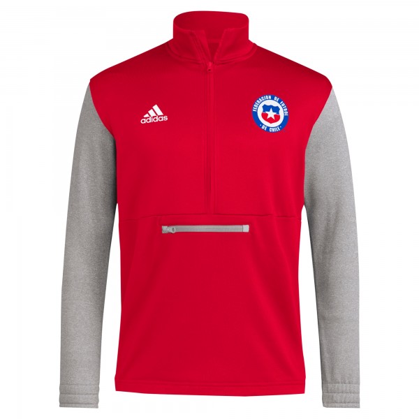 Chile National Team adidas AEROREADY Half-Zip Top - Red